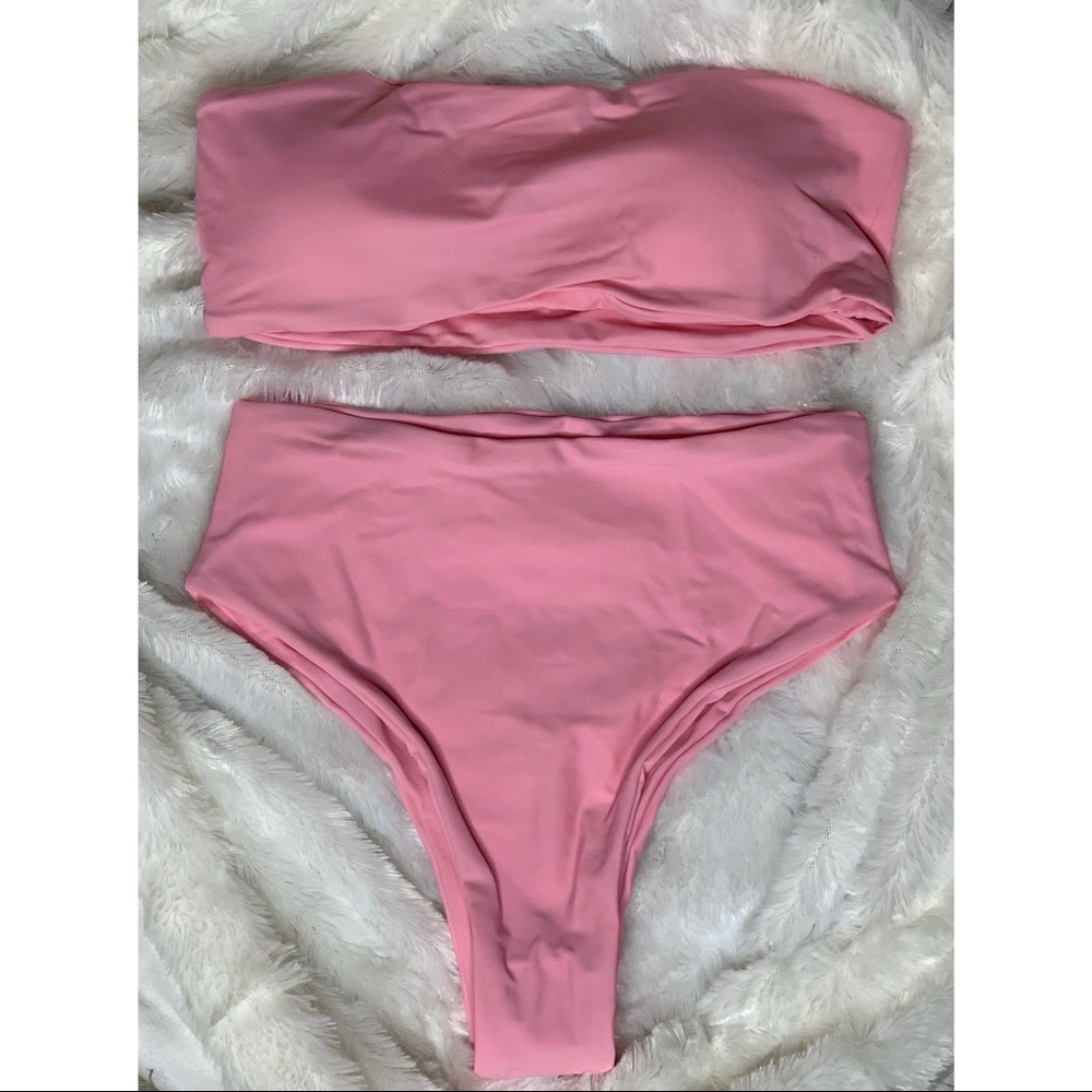 High waist Tube Bikini